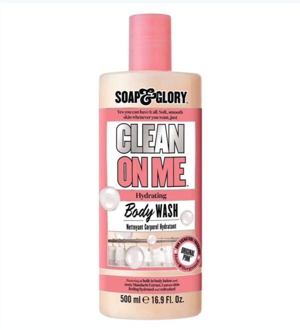 Soap & Glory's CLEAN ON ME Hydrating Body Wash (500ml)
